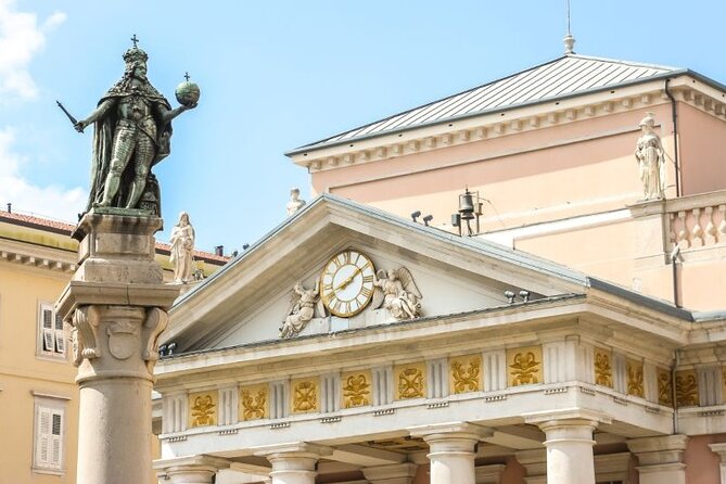 Trieste Exploration Game and City Tour on your Phone - Roman Theatre of Trieste, a city stage from the first century