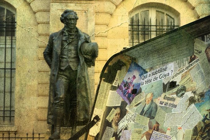 Urban Escape Game: In search of Goya's skull - Starting at the Statue of Goya on Rue Mably