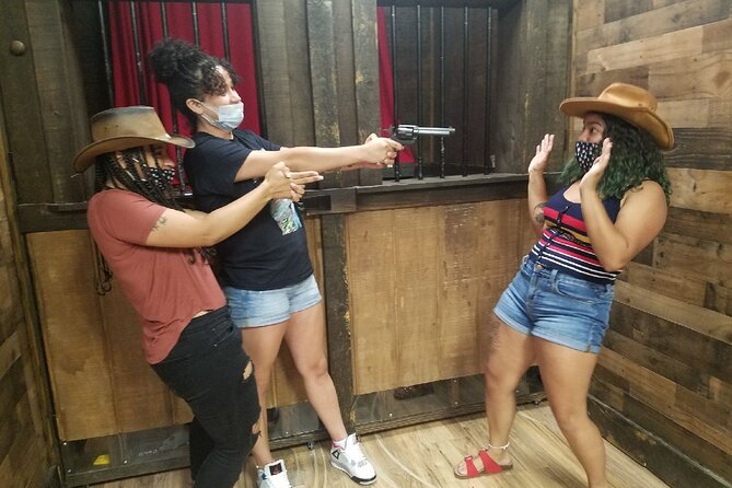 Wild West Heist Interactive Escape Room in Northfield, New Jersey - The puzzle mix, from locks to technology