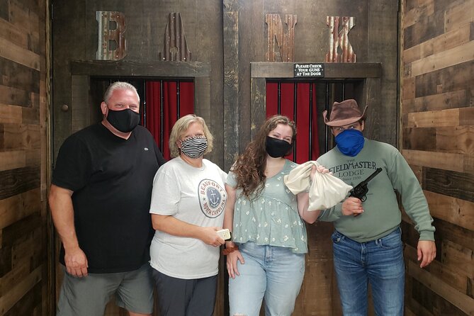 Wild West Heist Interactive Escape Room in Northfield, New Jersey - How the one-hour game works